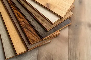 Engineered flooring samples